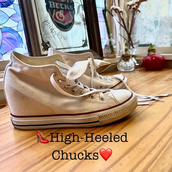 Converse Chuck Taylor All Star Hidden Wedge High-Top Sneakers - Picture 2 of 15